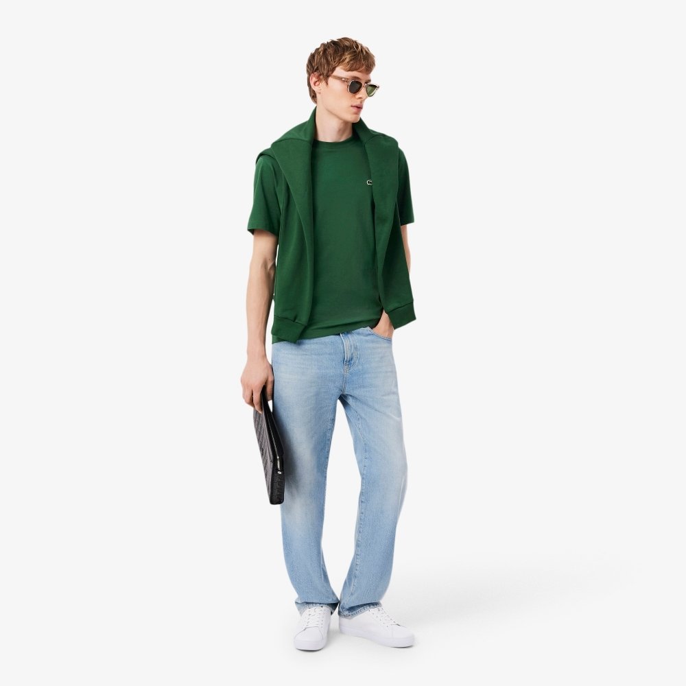 camiseta lacoste ultra dry verde militar 2