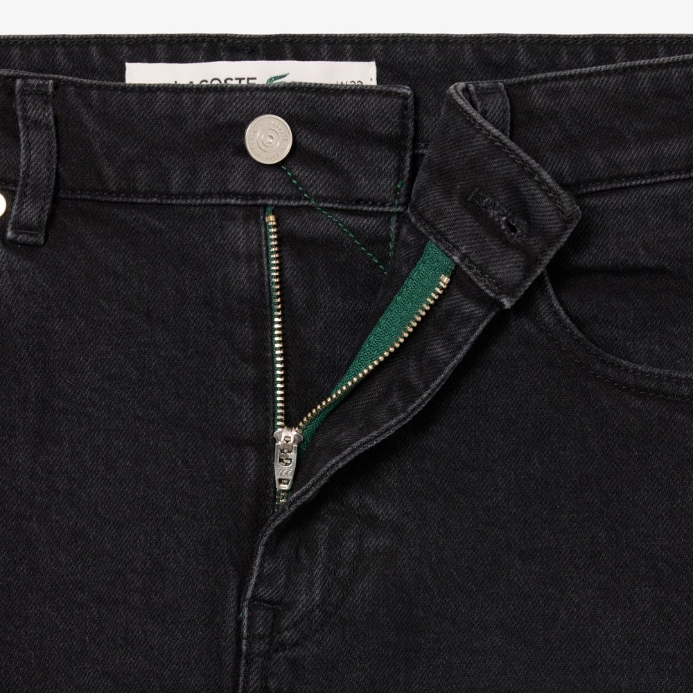 calca lacoste jeans slim fit indigo preto 1