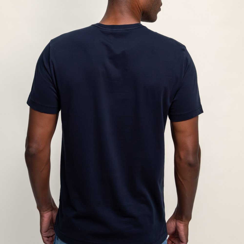 camiseta calvin klein winter flowers marinho 2