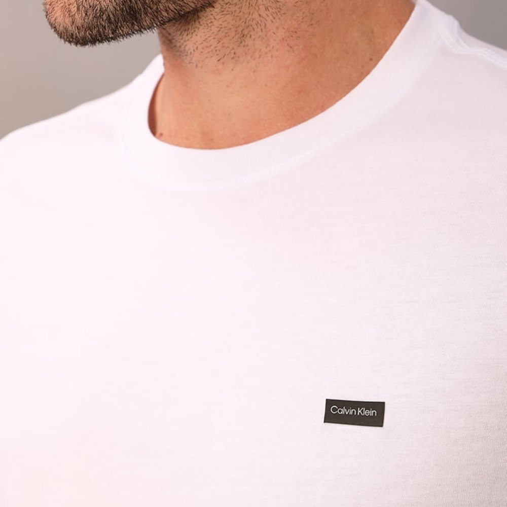 camiseta calvin klein mc ck egipcio branca 1