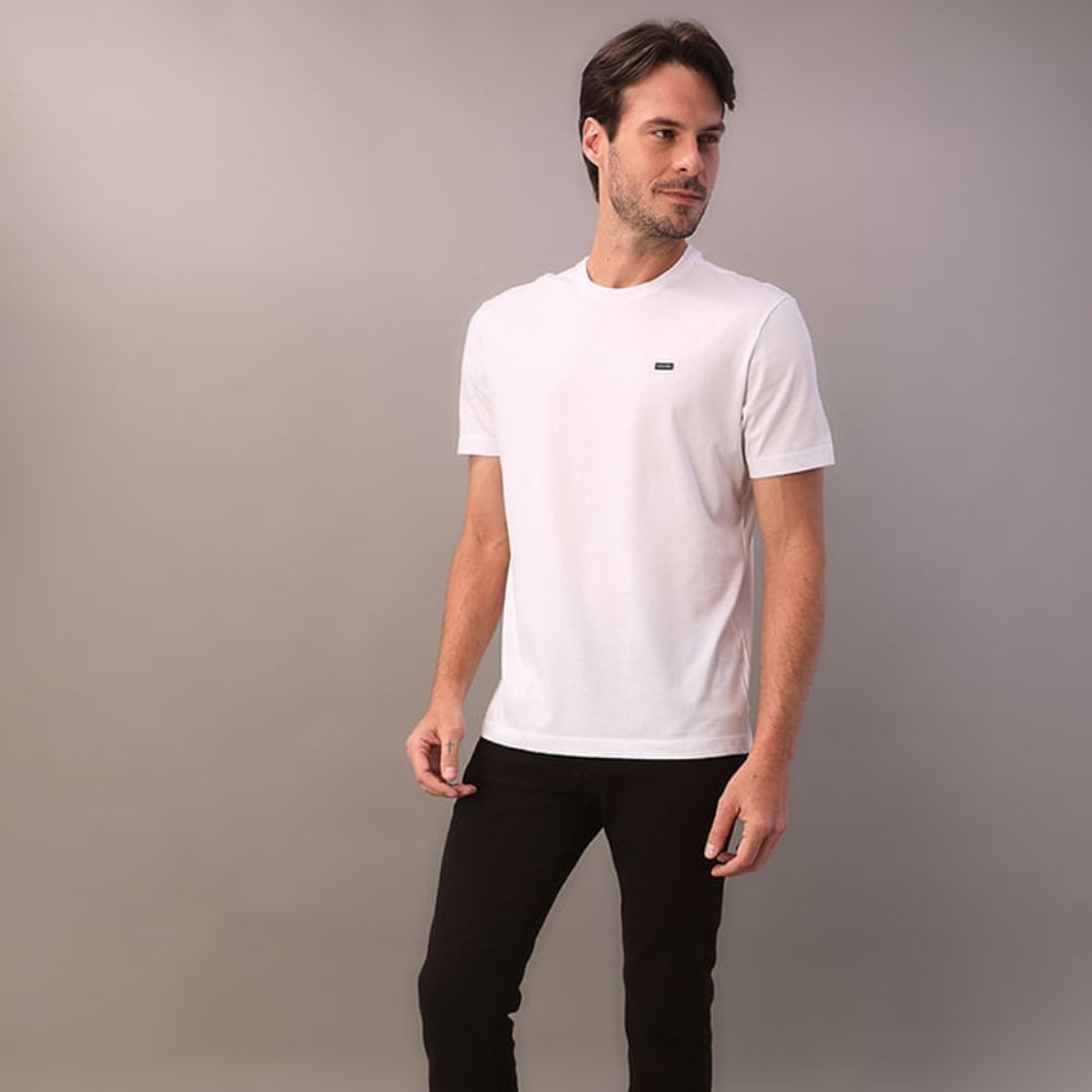camiseta calvin klein mc ck egipcio branca 3