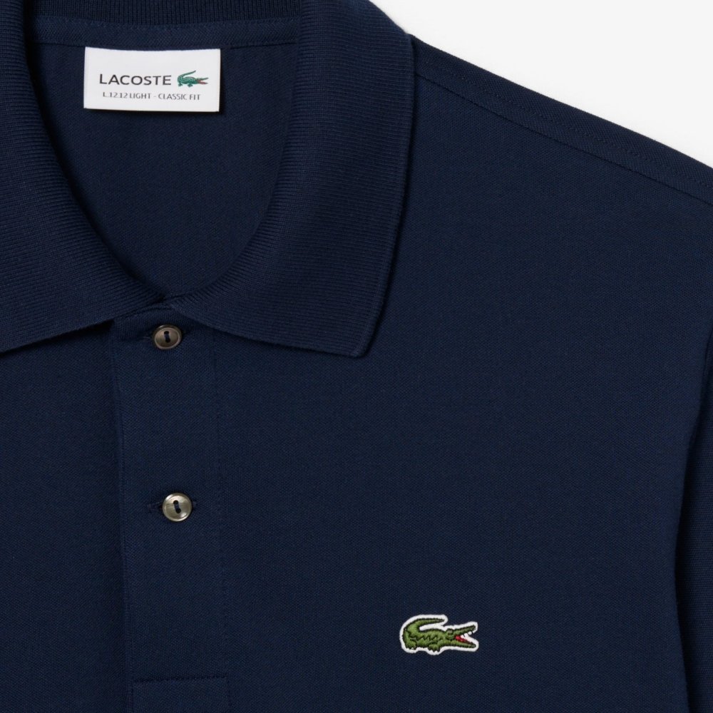 camisa lacoste polo l 12 12 light pique marinho 1