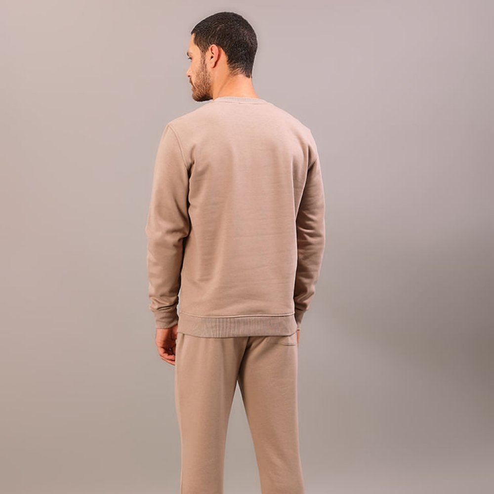 casaco calvin klein moletom cks bege 2