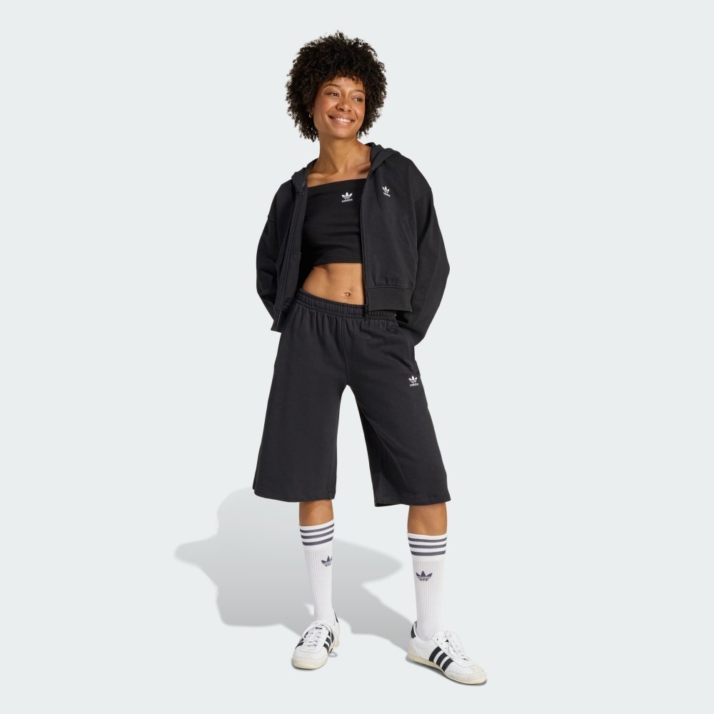 blusa adidas moletom essentials preta 3