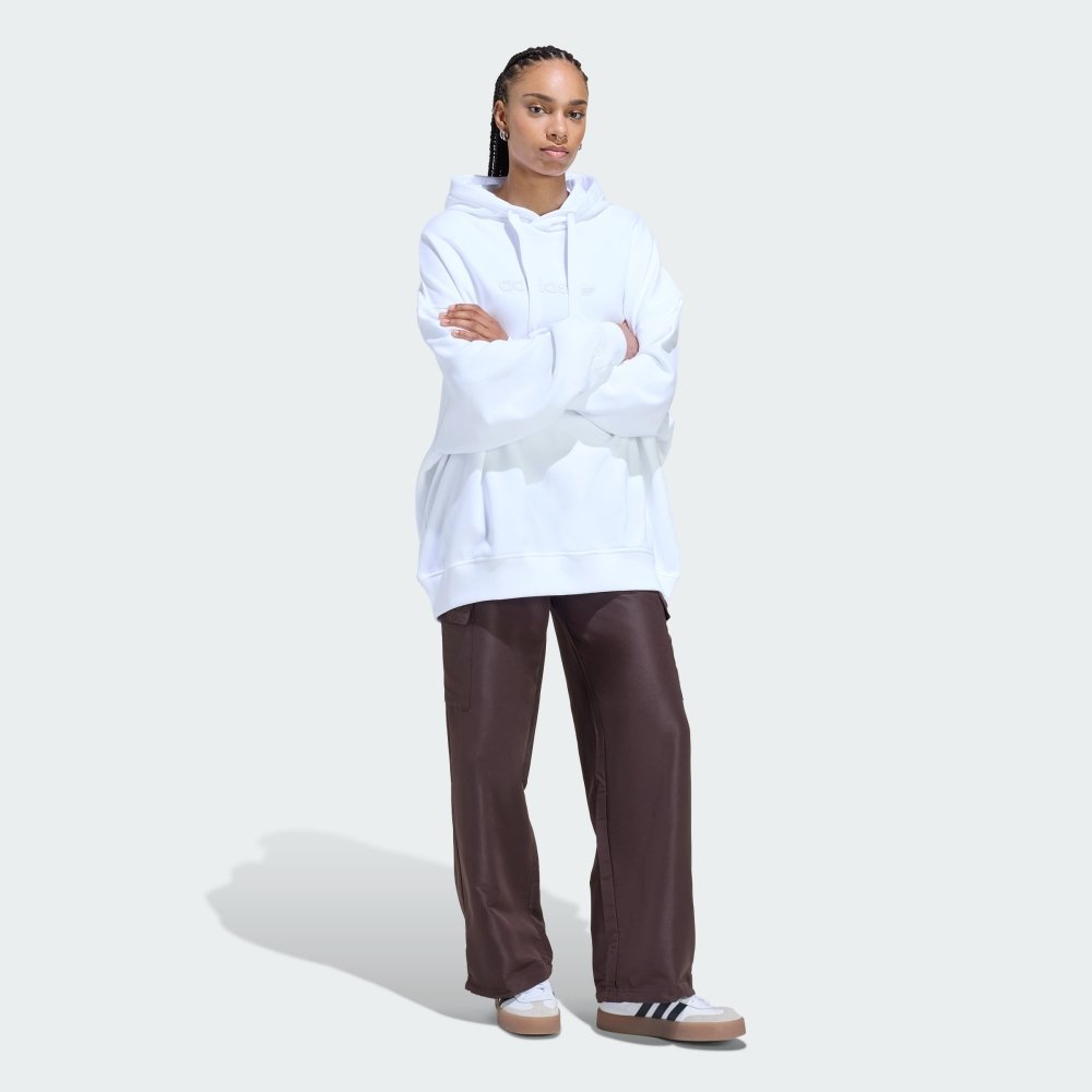 blusa adidas oversized essentials linear branca 2