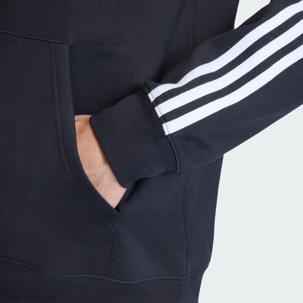 casaco adidas moletom tres listras preto 1
