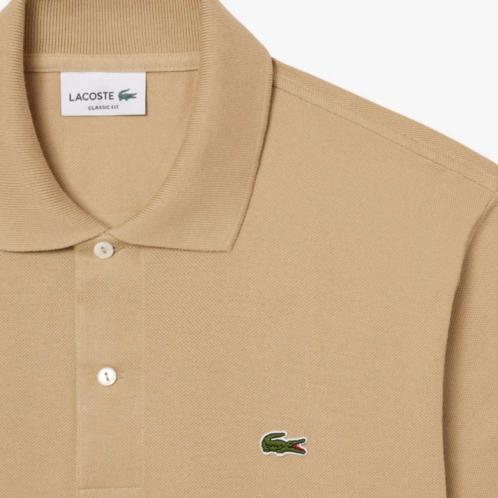 camisa lacoste polo l 12 12 bege 1