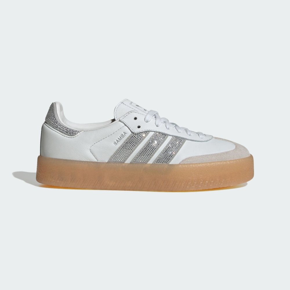 Tênis Adidas Sambae W Branco Elegante com Plataforma Moderna e