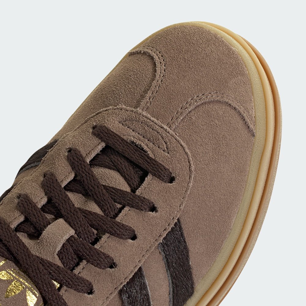 tenis adidas gazelle bold marrom 1
