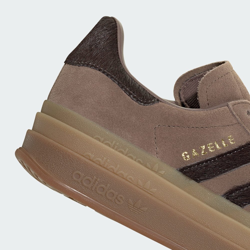 tenis adidas gazelle bold marrom 3