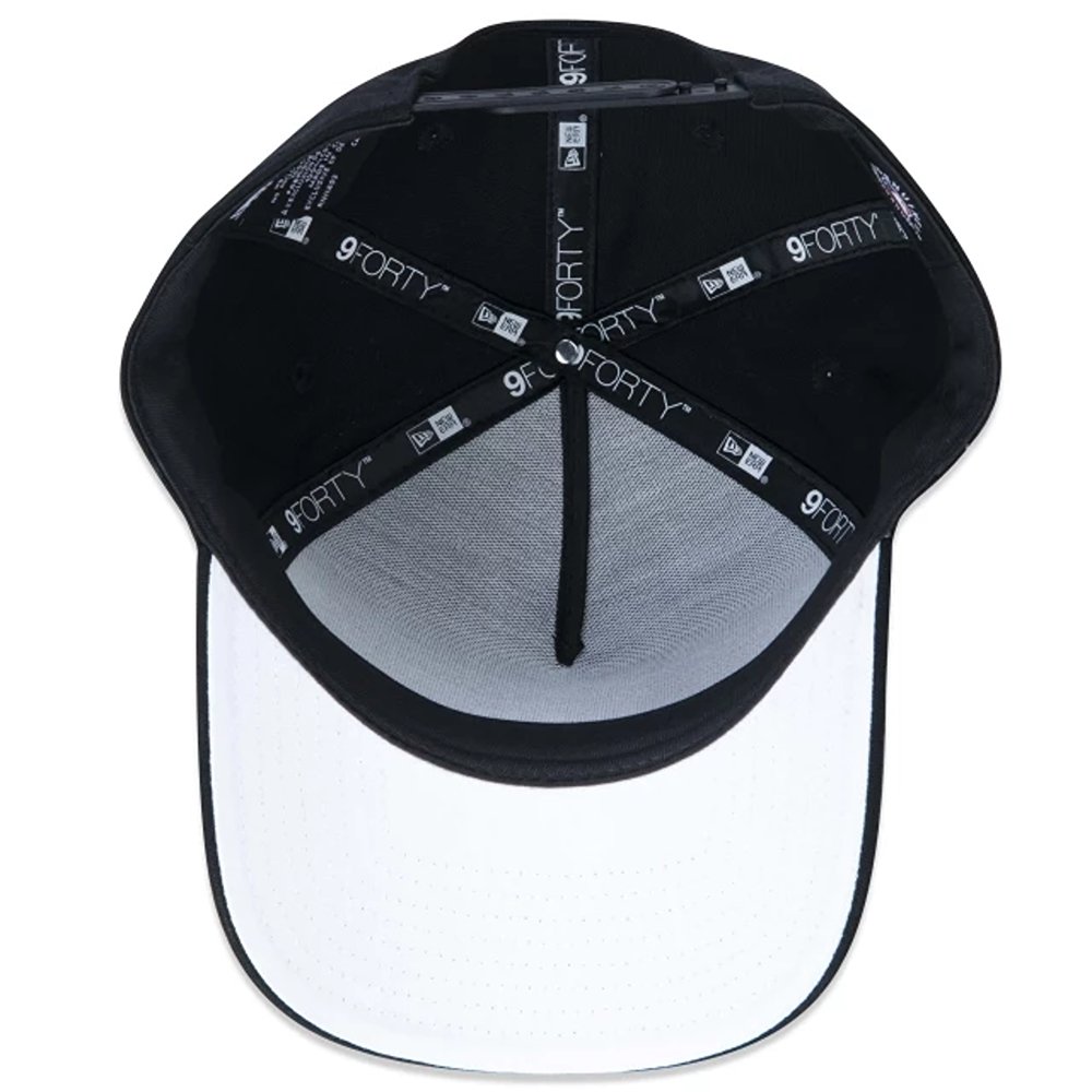 bone new era 9forty a-frame snapback mlb los angeles dodgers preto 1
